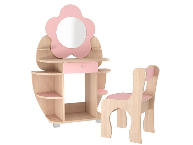 Детская мебель. Набор Ромашка (розовый)