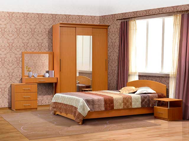 Модульная спальня "Карина-8" МДФ